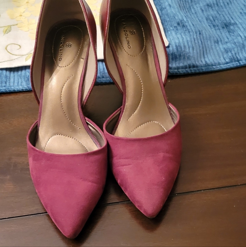 Bandolino Burgundy D'Orsay Pumps